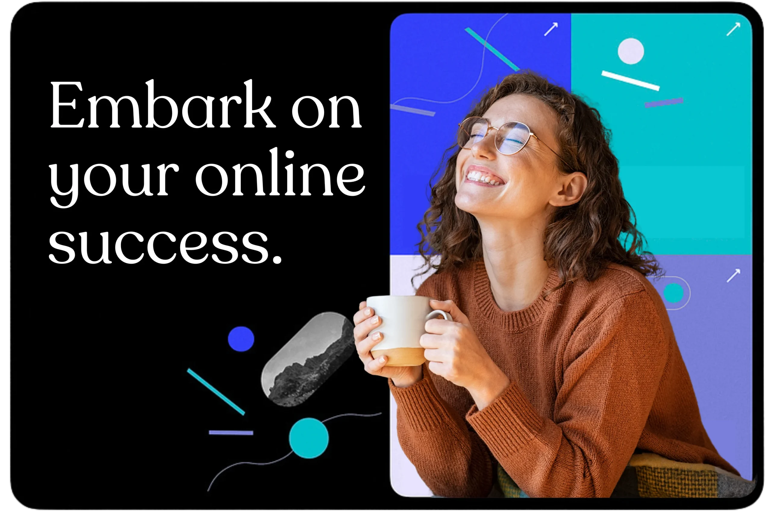 An abstract illustration of data and analytics